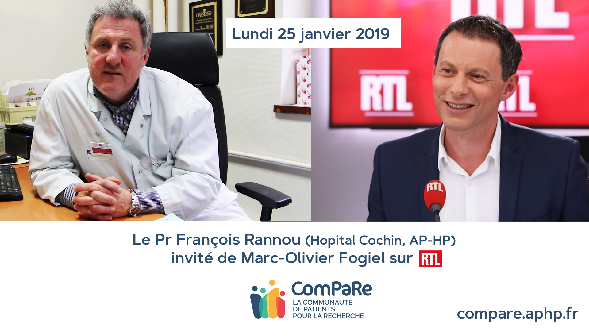 Mal de dos : Interview du Pr Rannou par Marc-Olivier Fogiel sur RTL