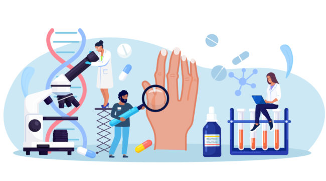 illustration syndrôme marfan