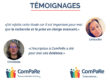 Nouveaux témoignages