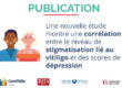 Une nouvelle étude montre une corrélation entre le niveau de stigmatisation lié au vitiligo et des scores de dépression