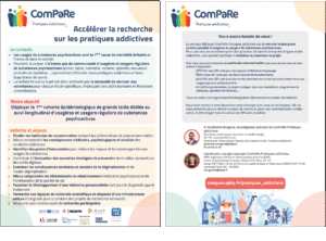 Plaquette de présentation ComPaRe Pratiques addictives