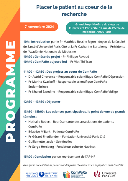 Programme journée ComPaRe